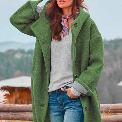 Roxane™ | Manteau Long en Laine Douce