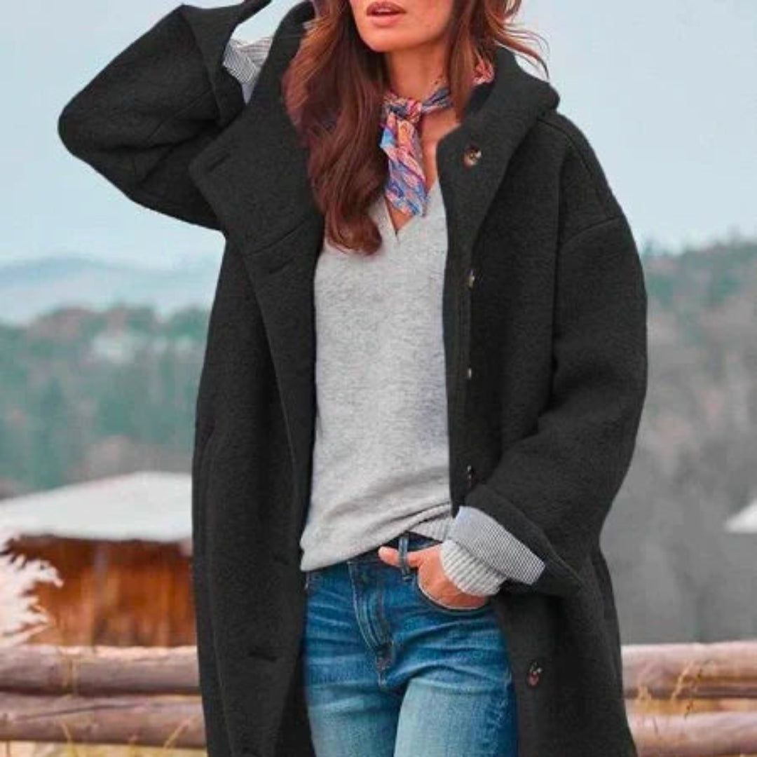 Roxane™ | Manteau Long en Laine Douce