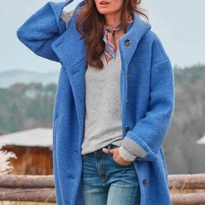 Roxane™ | Manteau Long en Laine Douce