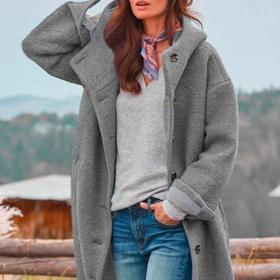 Roxane™ | Manteau Long en Laine Douce